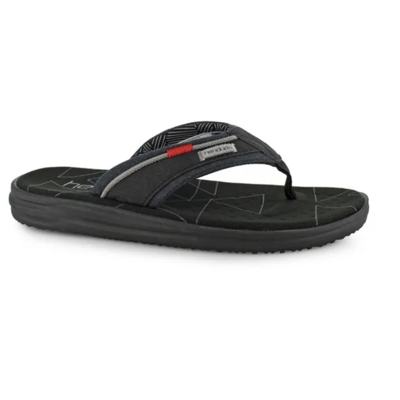 HEY DUDE MENS SAMI FREE FLIP FLOPS Hey Dude Sami Free Black Sandal main image 4